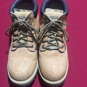 Skechers Men's Light Brown Waterproof Boots
